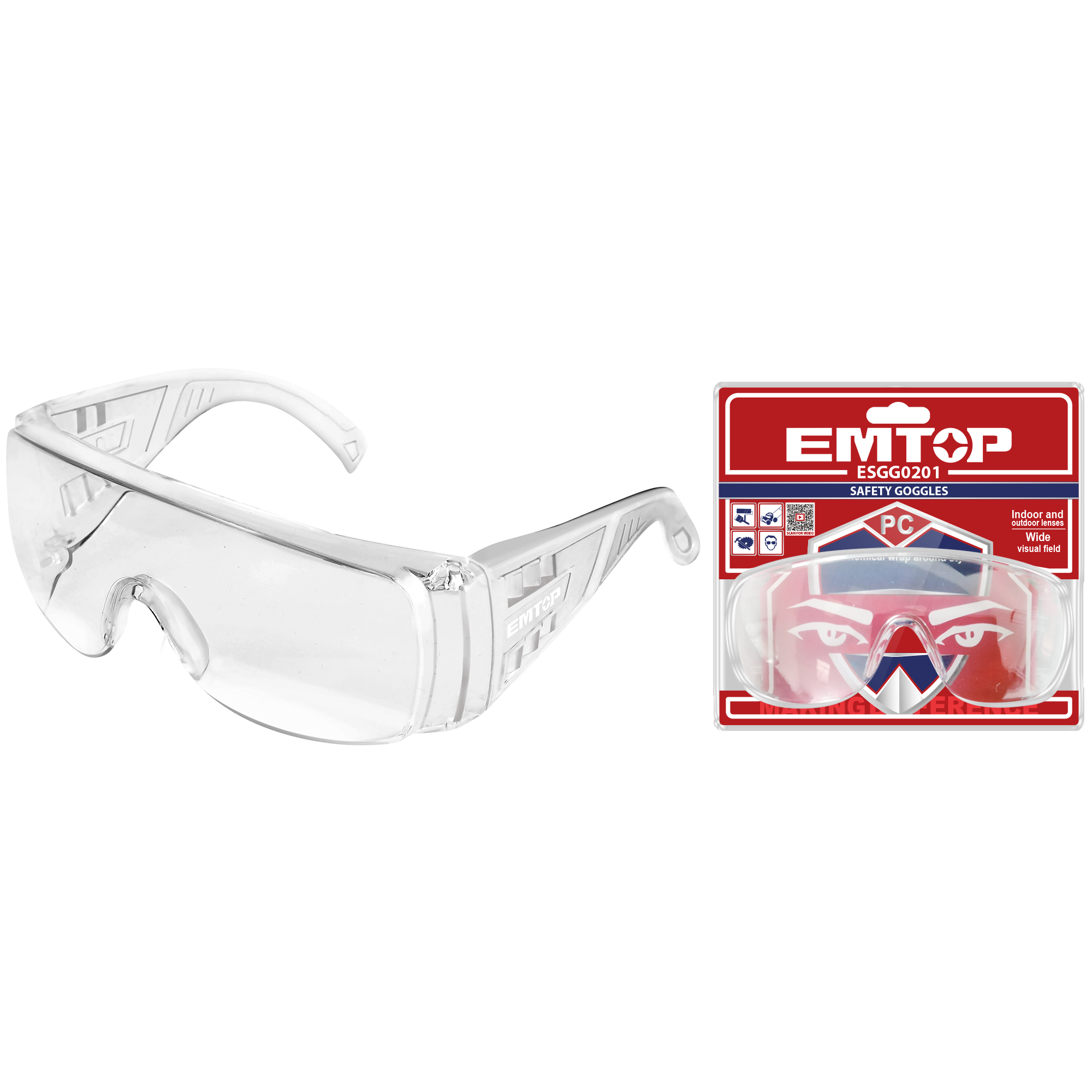 Заштитни наочари ESGG0201 Emtop - image 1