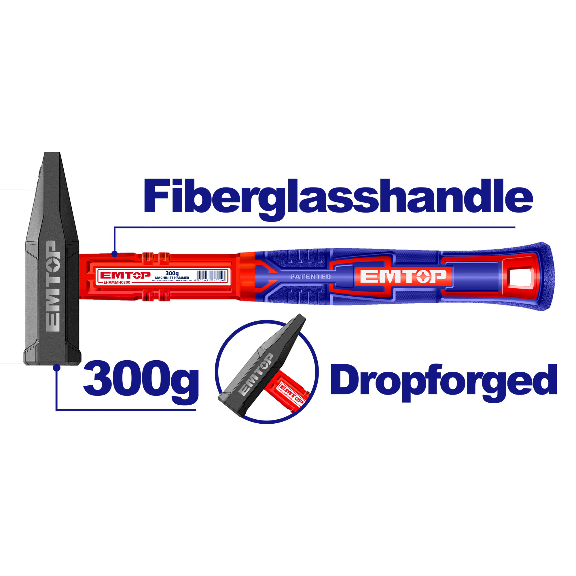 Чекан 300г EHAMMH0300 Emtop - image 1