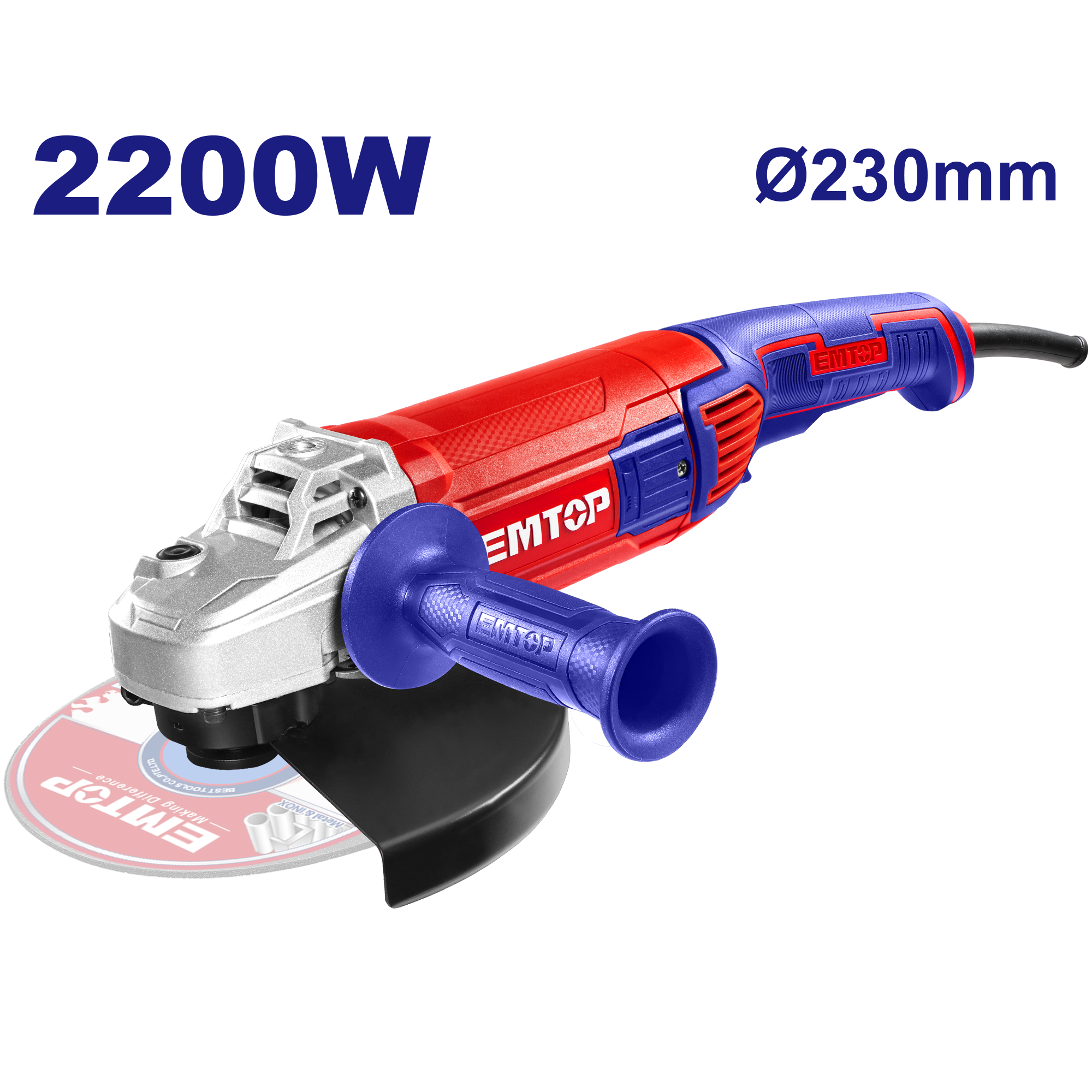 Аголна брусилка 230мм EAGR22093 Emtop - image 1