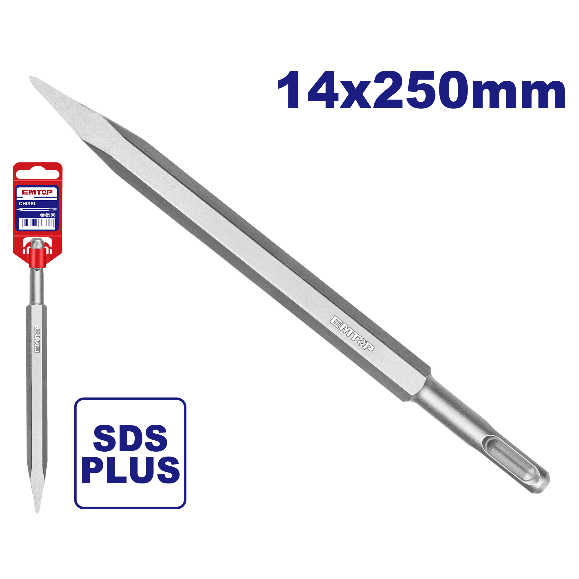 Шпиц SDS-Plus 14x250mm ECHS112501 Emtop - image 1