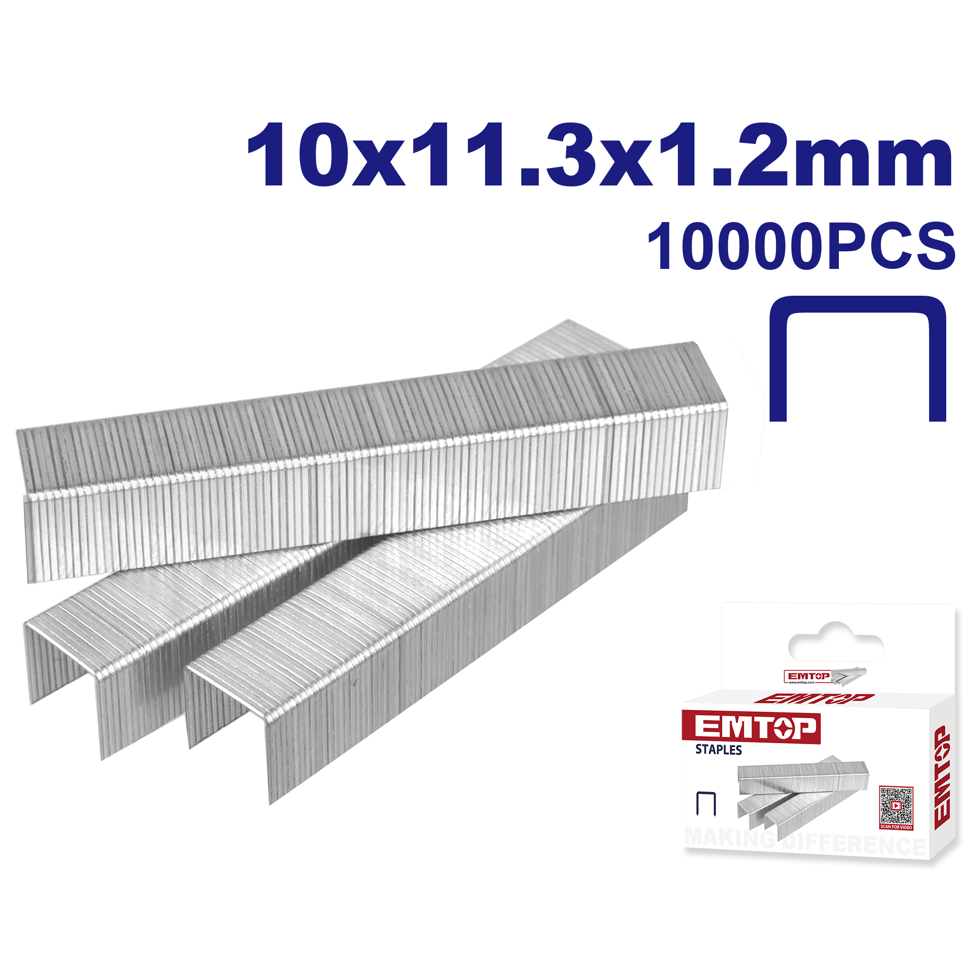 Спајалици 10мм ENAL0210 Emtop - image 1