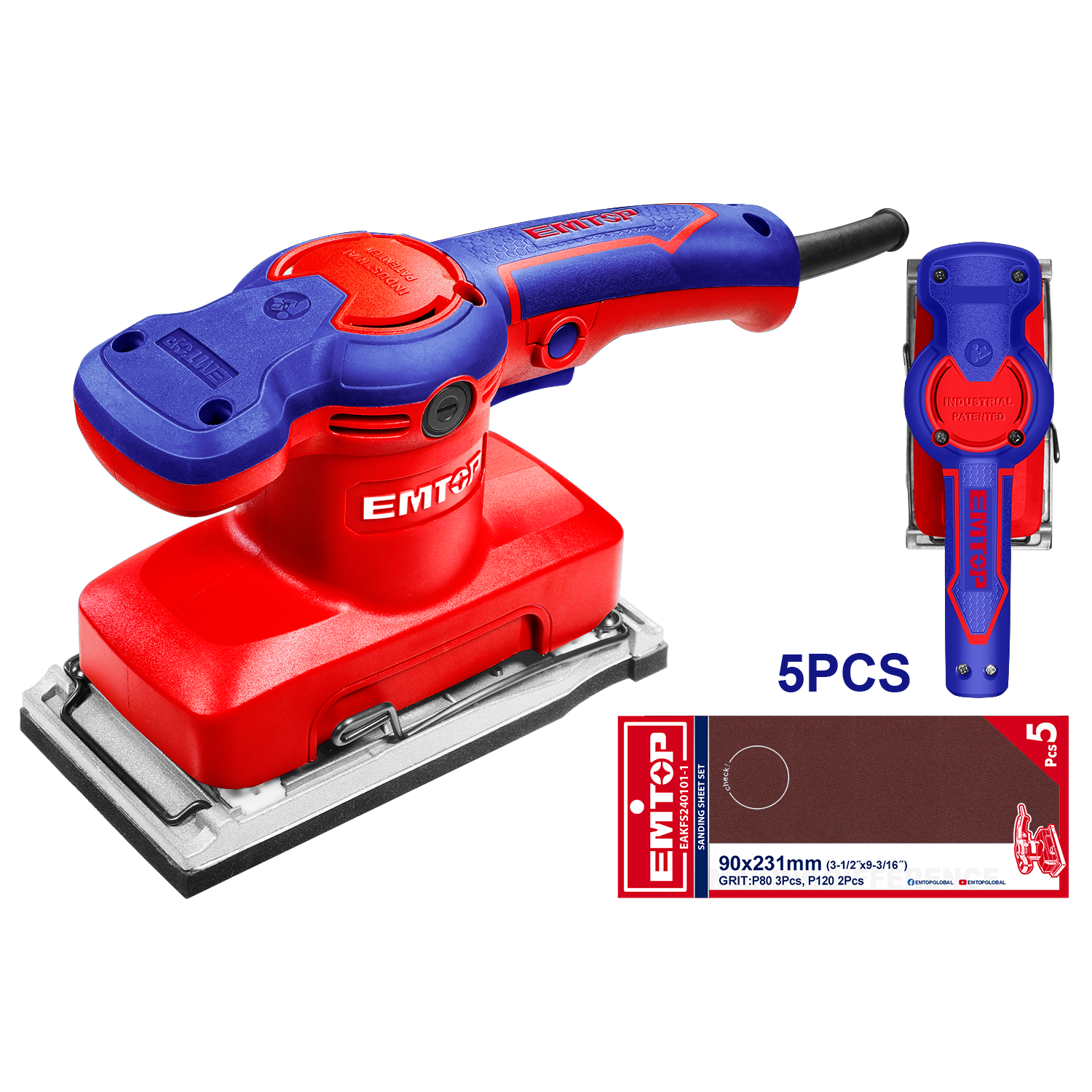 Вибрациона брусилка EFSR3201 Emtop - image 1