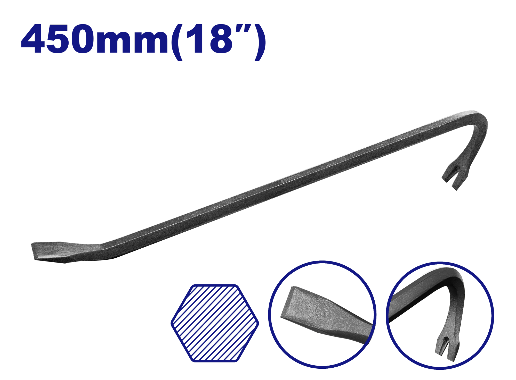 Пајсер 450mm EMQB1345 Emtop - image 1