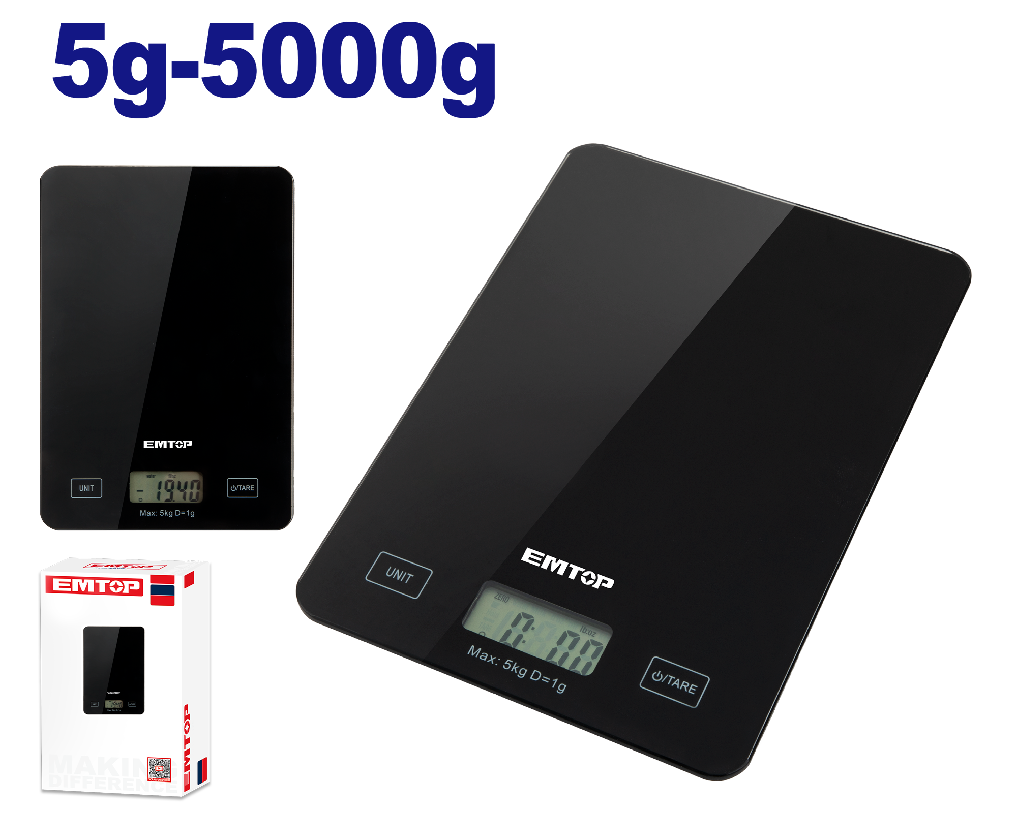 Кујнска вага EMKE3504 Emtop - image 1