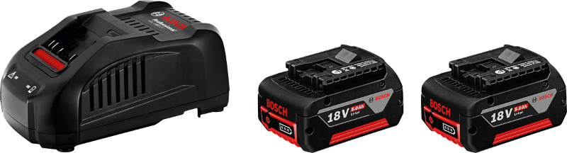 Полнач и Батерии 2xGBA 18V 5,0 Ah + GAL1880CV - image 1
