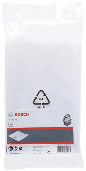 Пластична кеса Bosch за GAS 15 PS - image 1