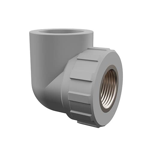 Колено жн. сиво 25*3/4" +GF+ - image 1