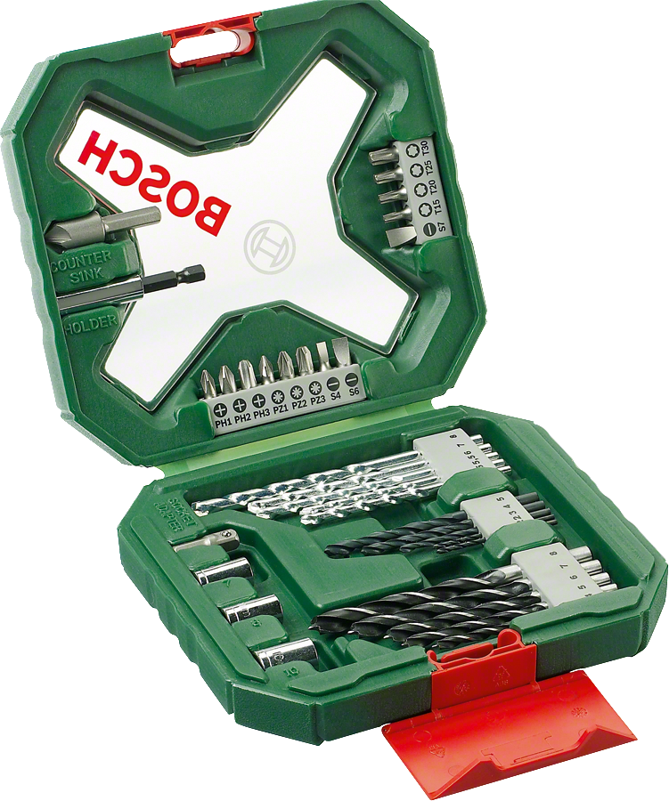 Сет 34 бургии и битови Bosch X Line - image 1