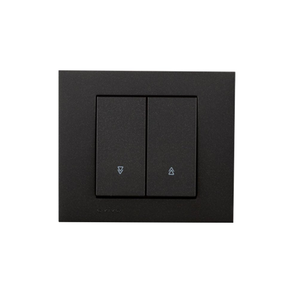 Прекидач за ролетни OVIVO Metallic Black 400-216 - image 1
