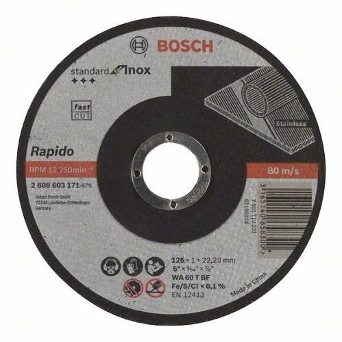 Камен за метал Bosch 125x1 inox - image 1