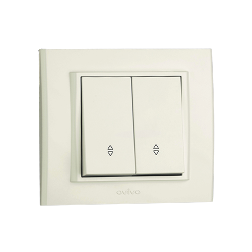 Прекидач наизменичен дупли Mina 401-211 Ovivo - image 1