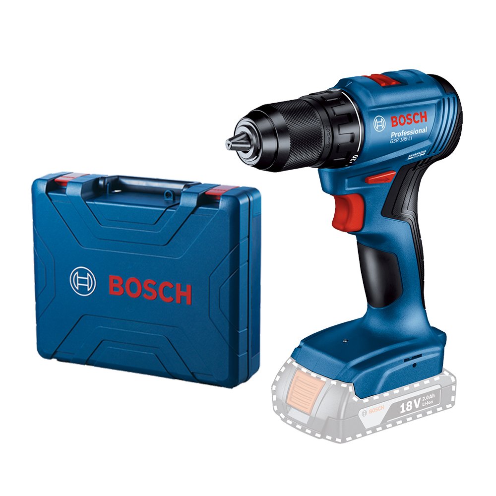 Батериска шрафилица Bosch GSR 185-LI (solo) - image 1