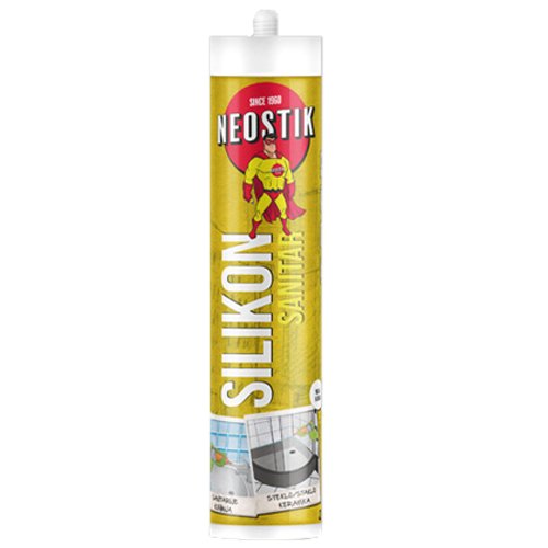 Силикон Неостик санитарен бел 280ml - image 1