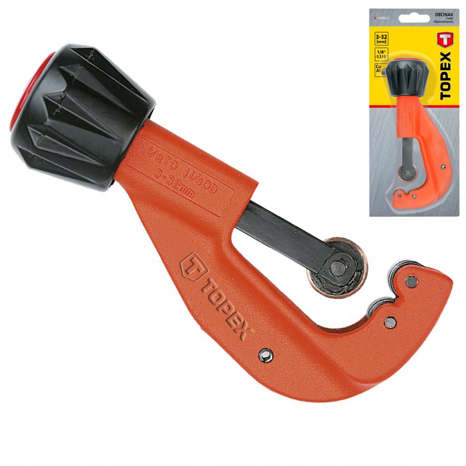 Секач за метални цевнки 3-32mm Topex - image 1