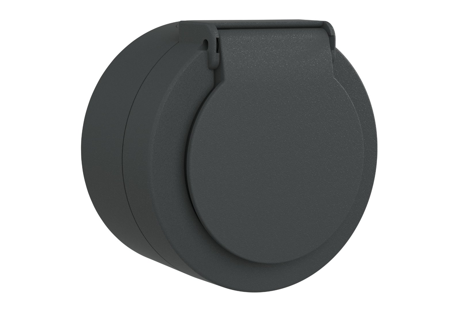 ОГ Штекер Шуко со капак црн IP54 OVIVO xOne 406-249 - image 1