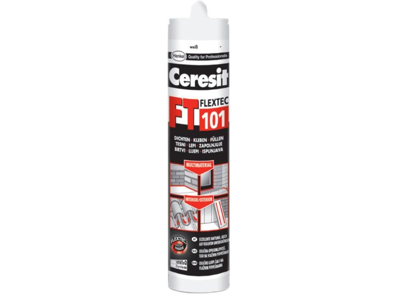 Силикон Цересит универзален ФТ101 бел 280ml - image 1
