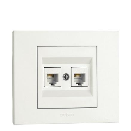 Штекер телефонски Grano 2 400-222 Ovivo - image 1