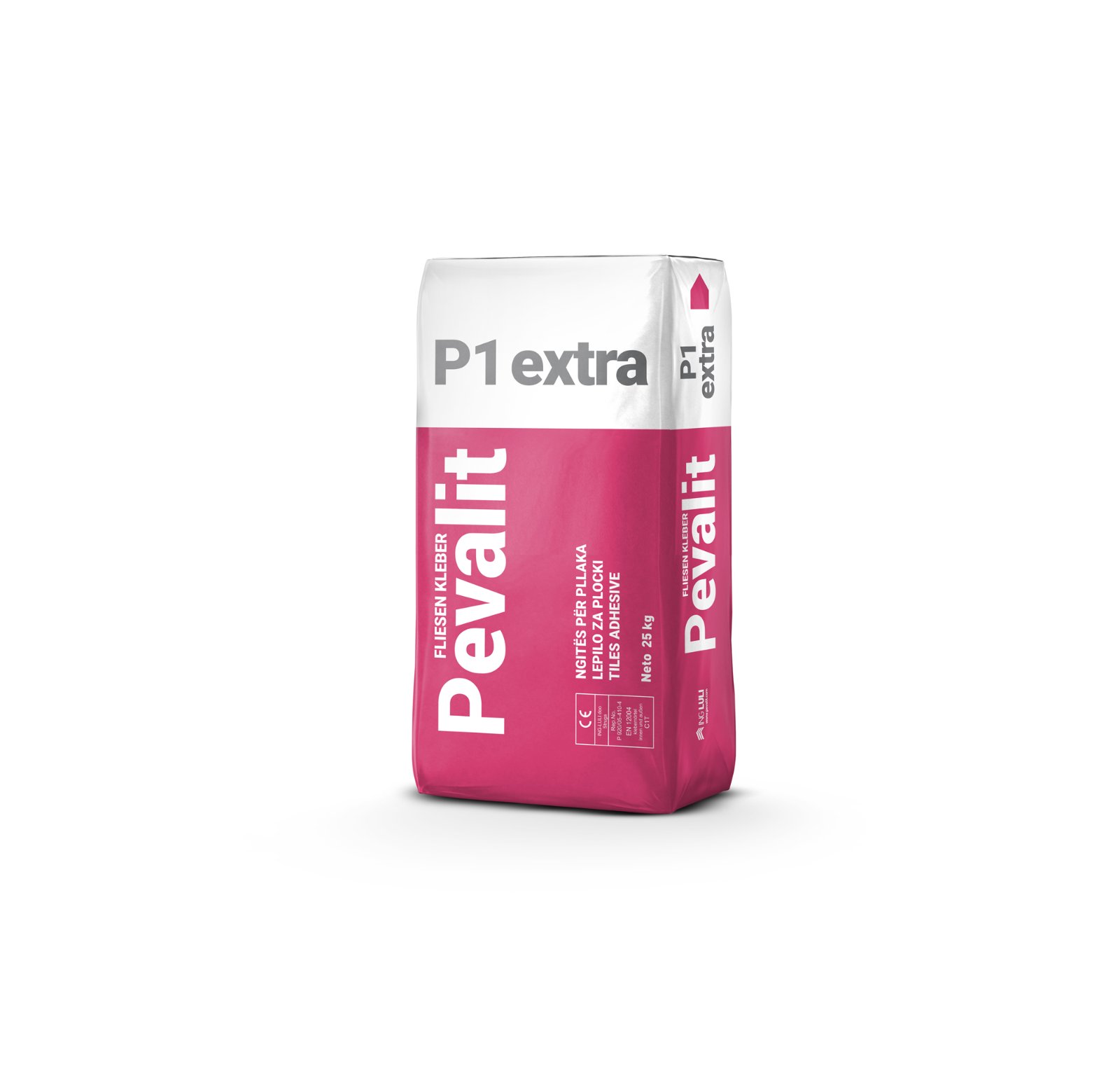 PEVALIT P-1 EXTRA лепак плочки флексибилен сив C1T 25kg