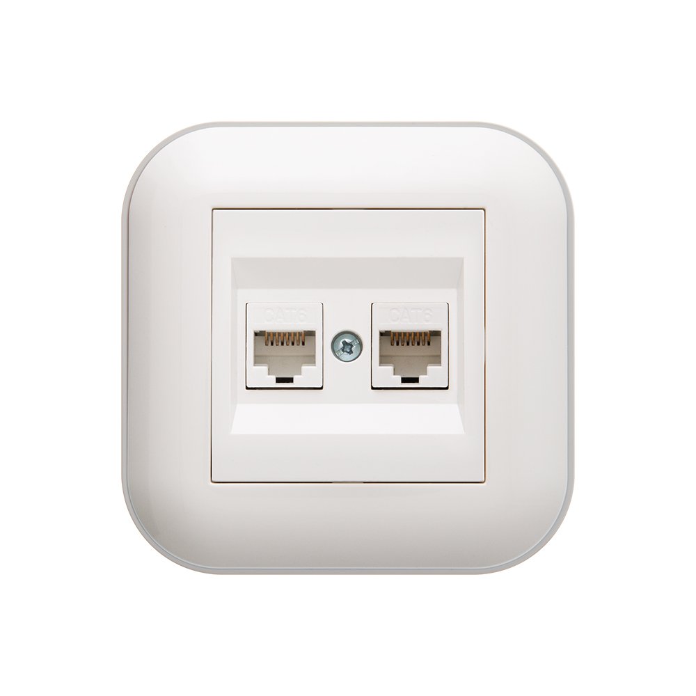 Штекер за компјутер 2-ка OVIVO Loft (бел) 404-230 - image 1
