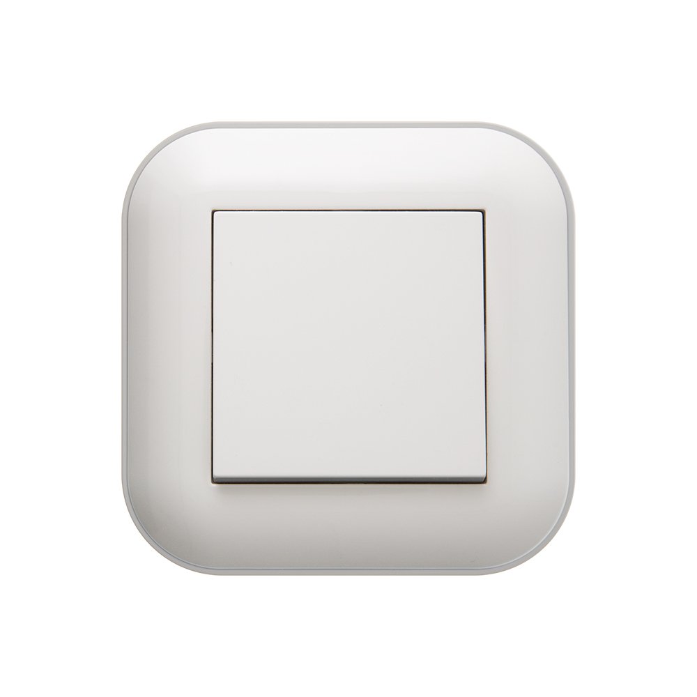 Прекидач обичен OVIVO Loft (бел) 404-200 - image 1