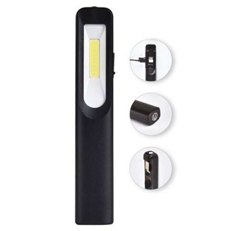 Commel LED светилка, 3W + 3W COB, магнетен држач + USB - image 1