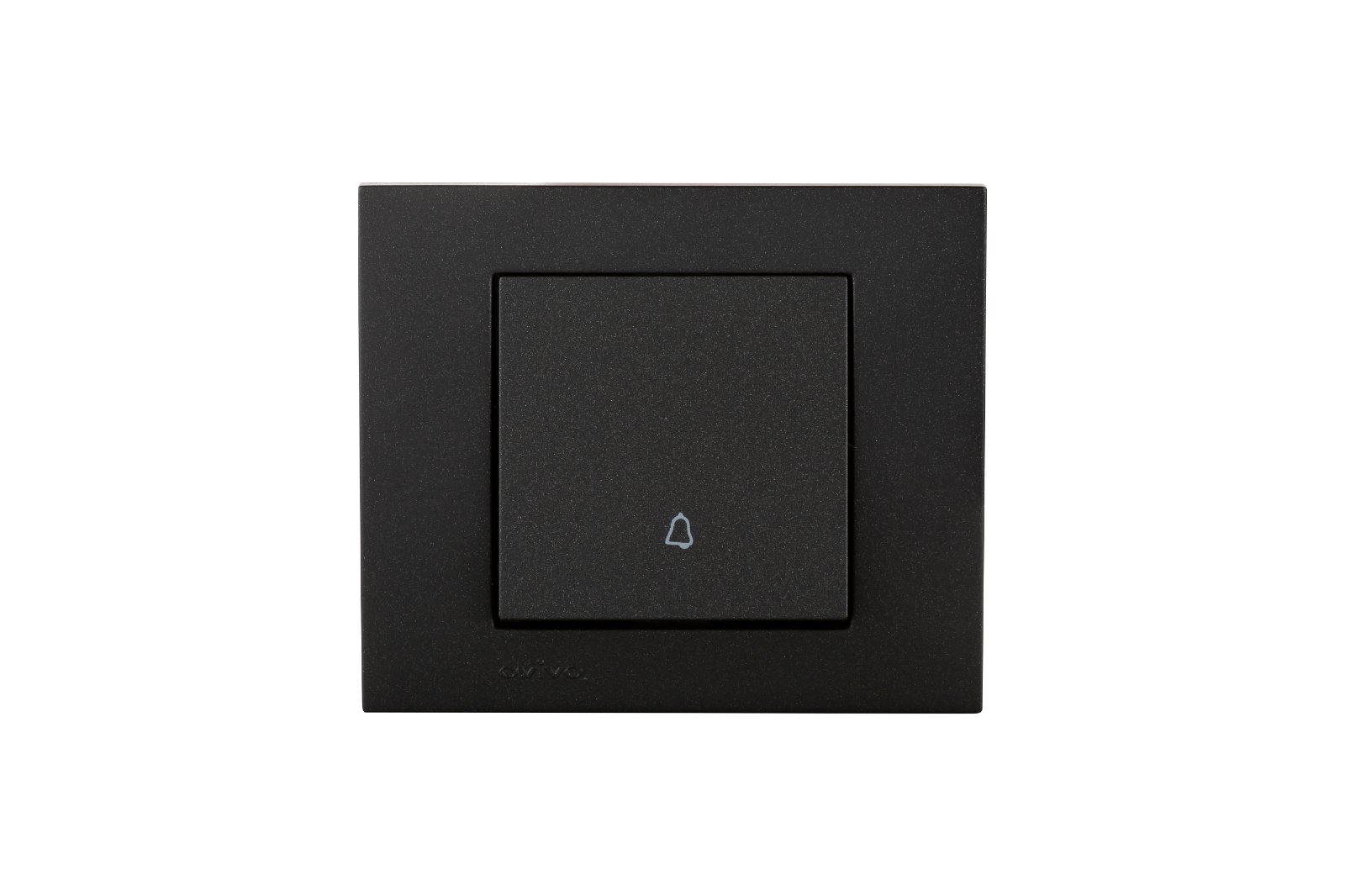 Тастер ѕвоно OVIVO Metallic Black 400-207 - image 1