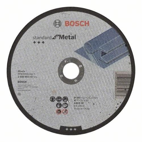 Камен за метал Bosch 180x3 inox - image 1