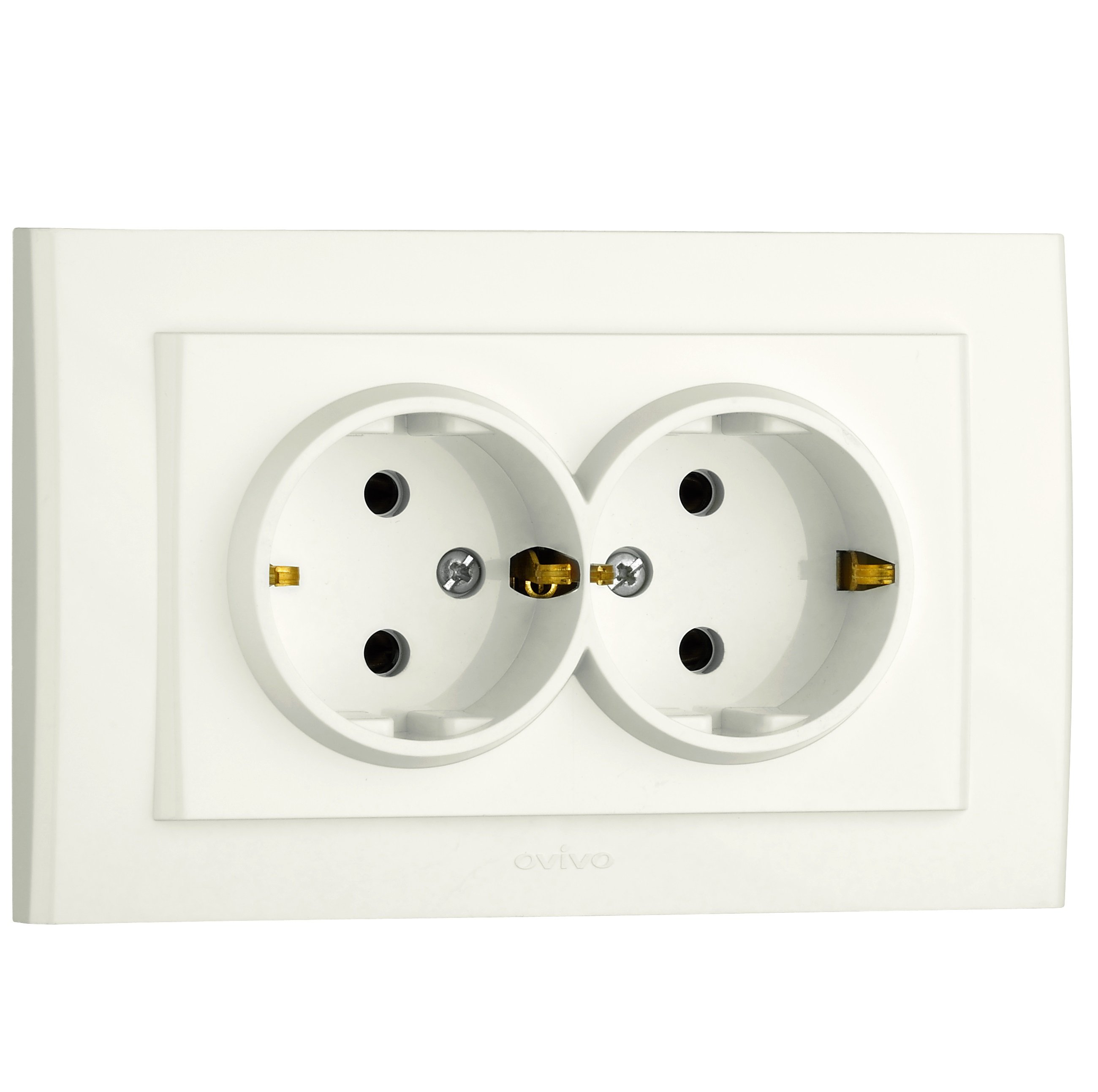 Штекер шуко дупли Mina 401-907 Ovivo - image 1