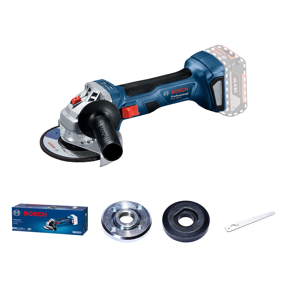 Аголна брусалица Bosch GWS 180-LI (125 mm, Solo) - image 1