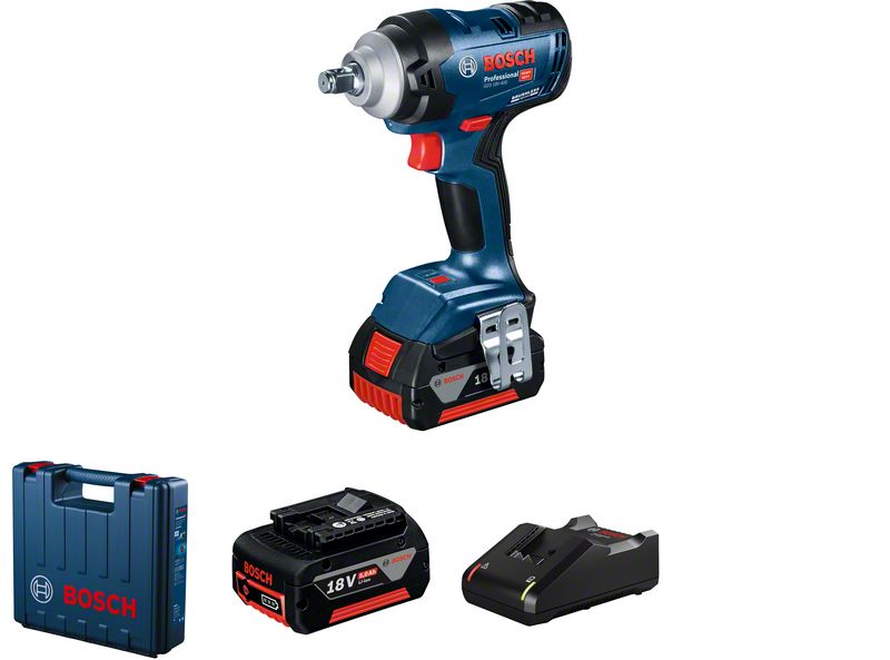 Ударен батериски одвртач Bosch GDS 18V-400 2x5,0Ah - image 1
