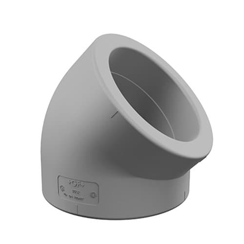 Колено сиво 25/45 +GF+ - image 1