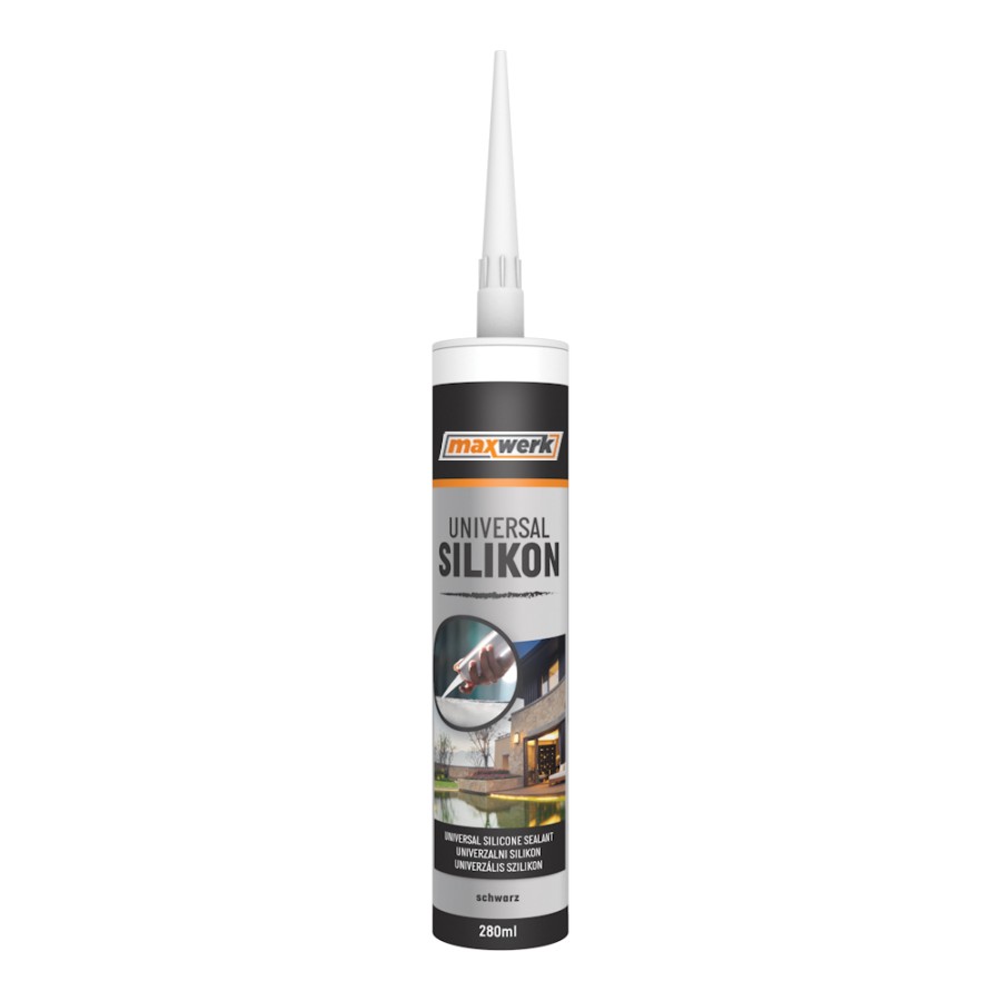 Универзален силикон црн (280 ml) Maxwerk - image 1