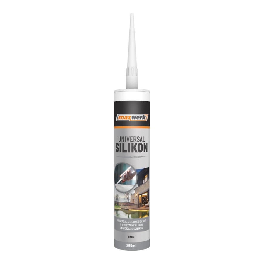 Универзален силикон сив (280 ml) Maxwerk - image 1