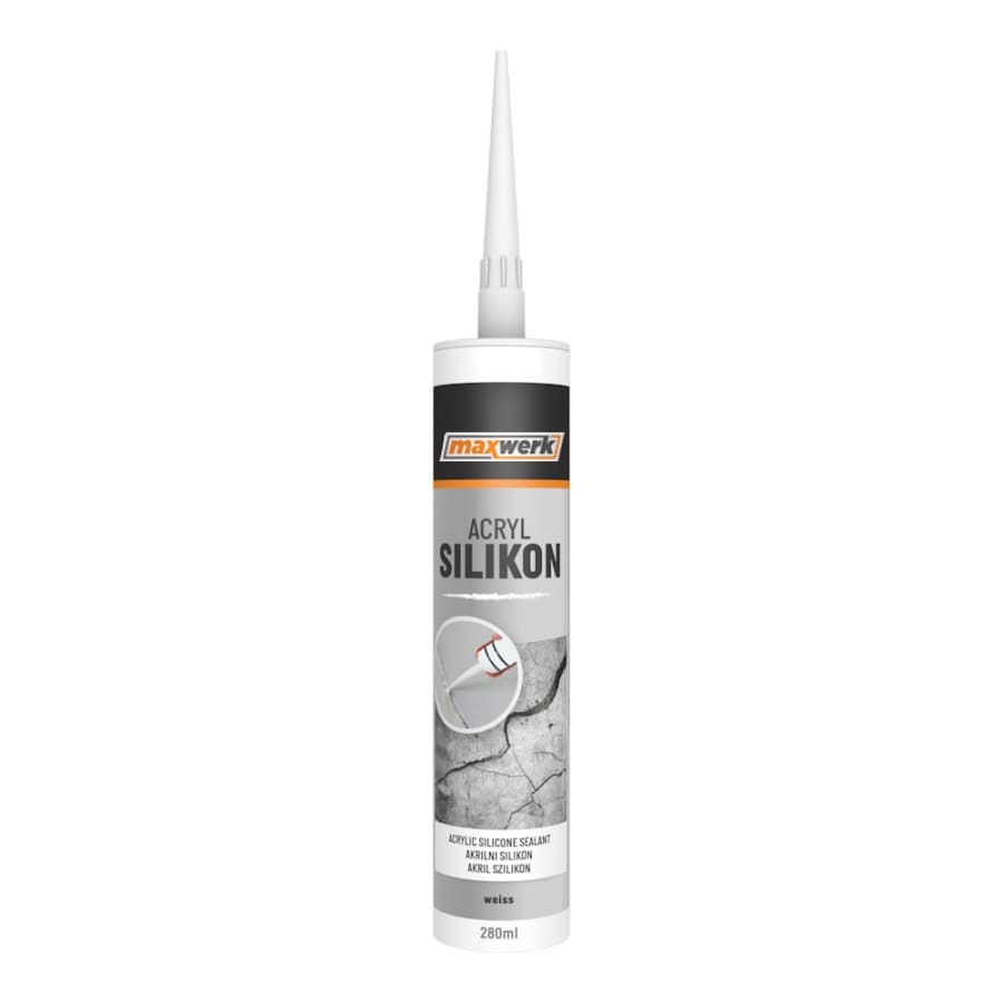 Силикон акрилен бел (280 ml) Maxwerk - image 1