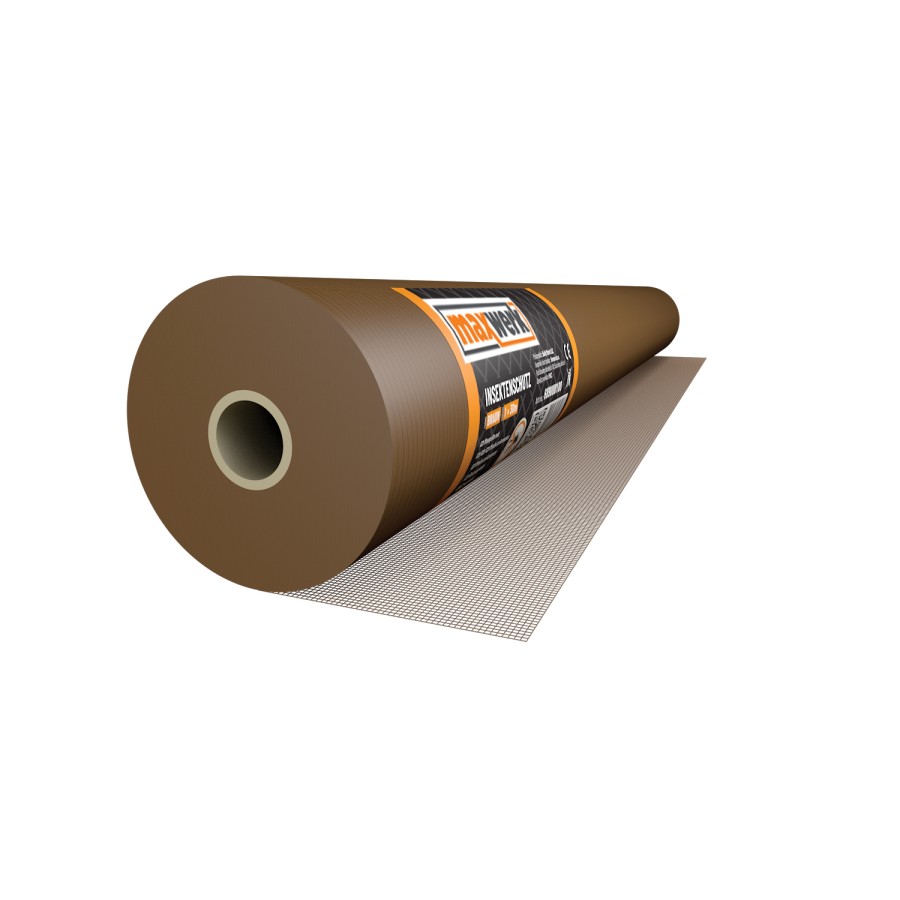 Мрежа за комарци (1.2 x 30m) кафеава Maxwerk - image 1
