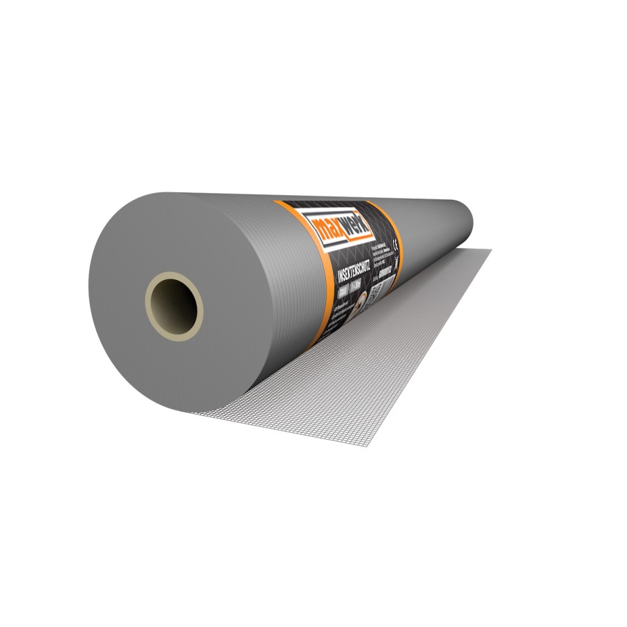 Мрежа за комарци (1.5 x 30m) сива Maxwerk - image 1