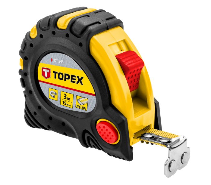 Метро со магнет (3m x 19mm) Topex - image 1