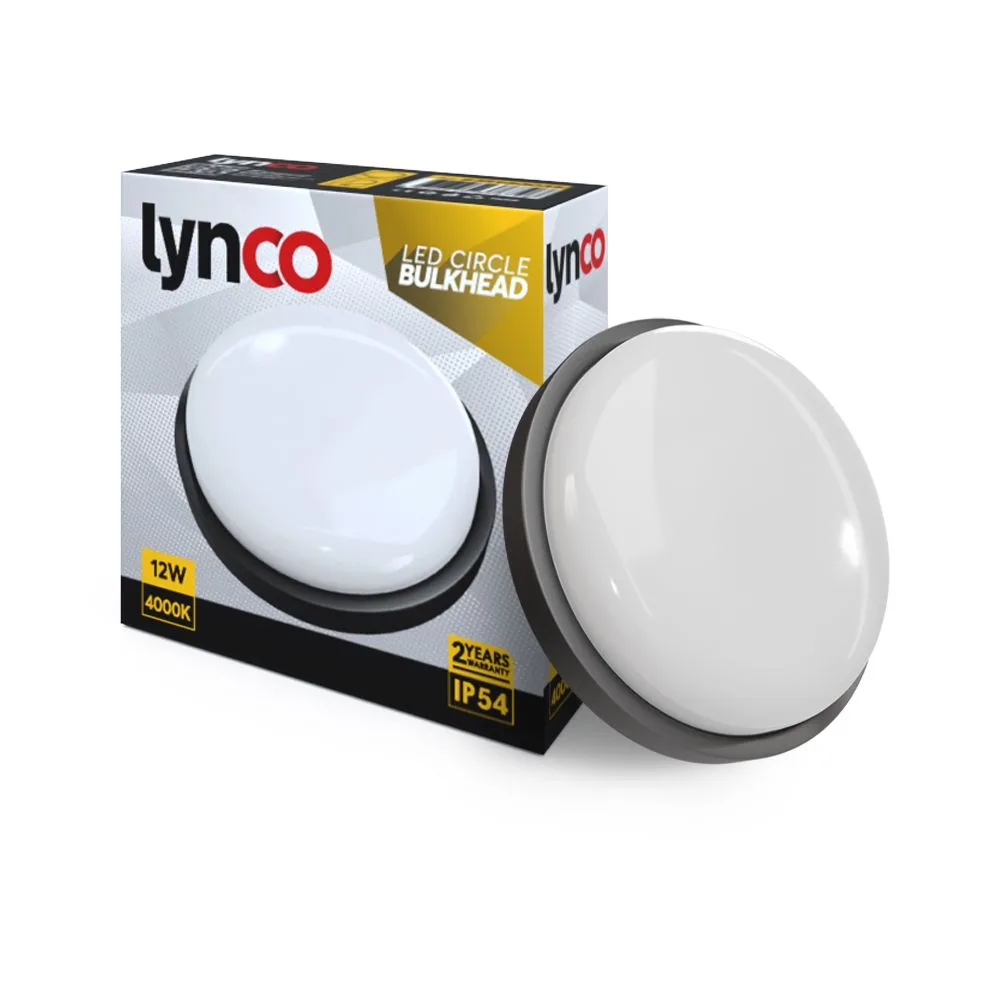 Бродска светилка LED, круг (12W, 4000K) Lynco