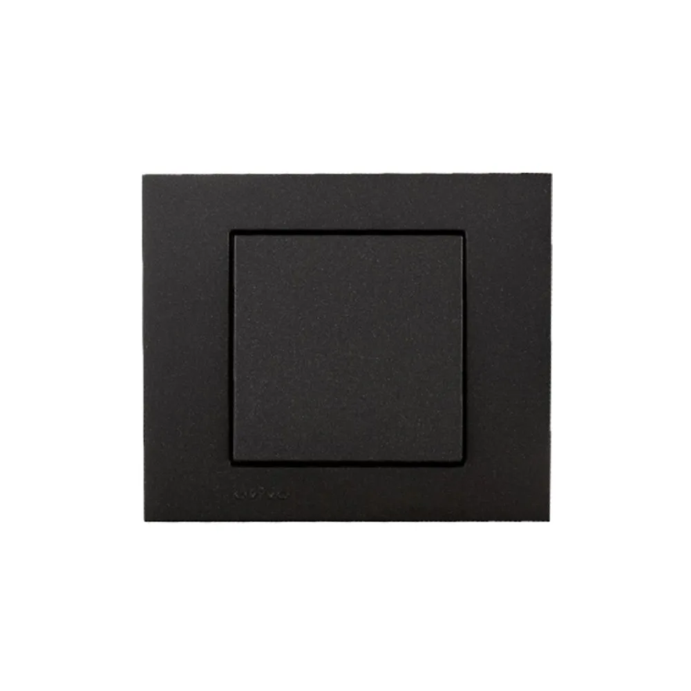 Прекидач обичен OVIVO Metallic Black 400-200