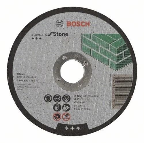 Камен за неметал Bosch 125x3
