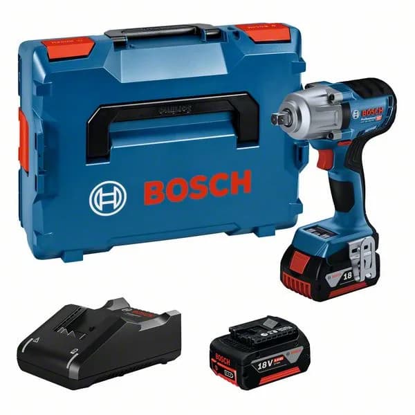 Ударен батериски одвртач Bosch GDS 18V-450 PC 2x4,0Ah L-Boxx